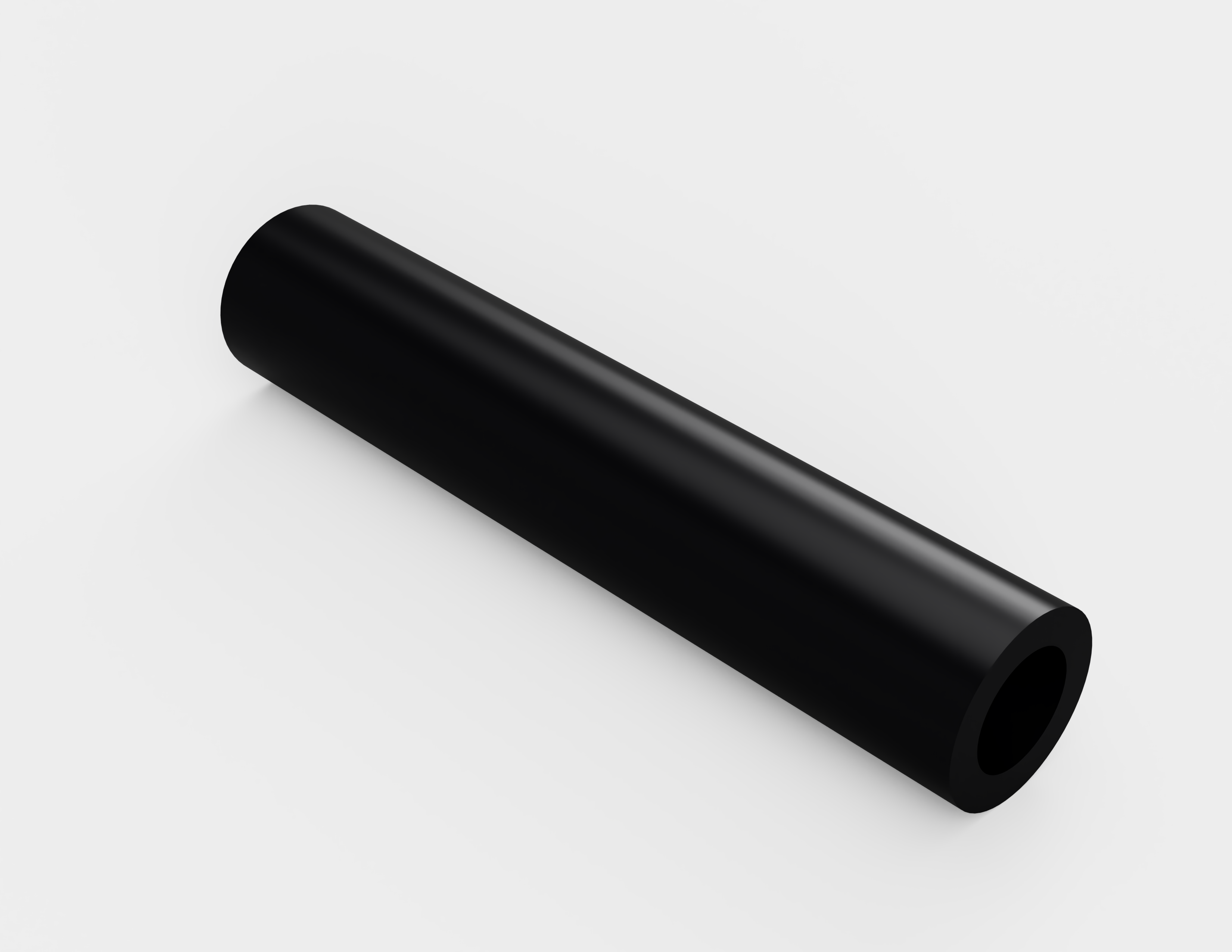Полиацеталь / трубка POM-C 1 Пластиковая трубка черного цвета