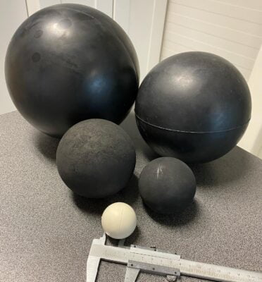Rubber balls