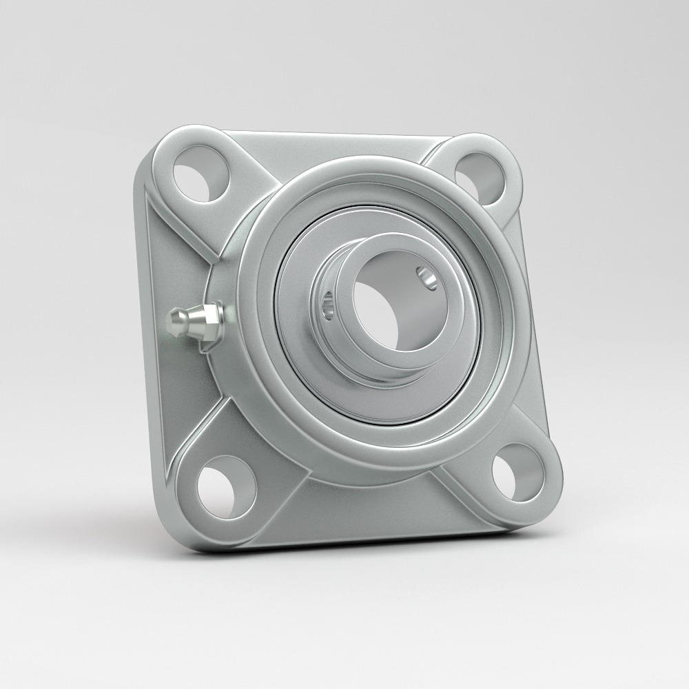 4 hole square flange bearing unit SF in stainless steel 1 4 hole square flange bearing unit SF in stainless steel