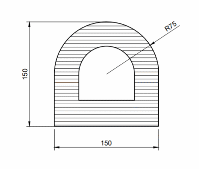 d-profiil kummitihend