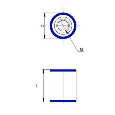 EHEDG Hygienic spacer nut in stainless steel 3 3A Spacer nut 2 4