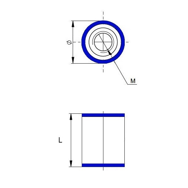 EHEDG Hygienic spacer nut in stainless steel 2 EHEDG Hygienic spacer nut in stainless steel - Image 2
