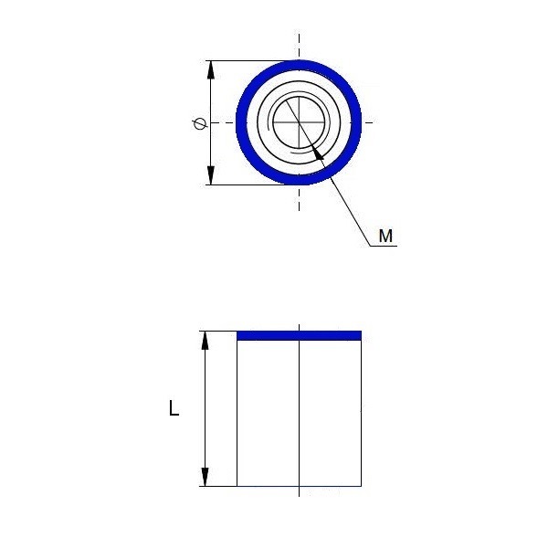 EHEDG Hygienic spacer nut welded in stainless steel 2 EHEDG Hygienic spacer nut welded in stainless steel - Image 2