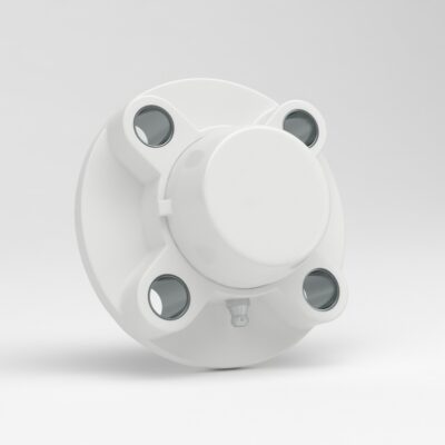 Cartridge 4 Bolt Flange Unit FCPL 9 White Cartridge 4 Bolt Flange Unit FCPL with closed cover