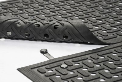 workplace rubber mat with both anti-fatigue and anti-microbial properties